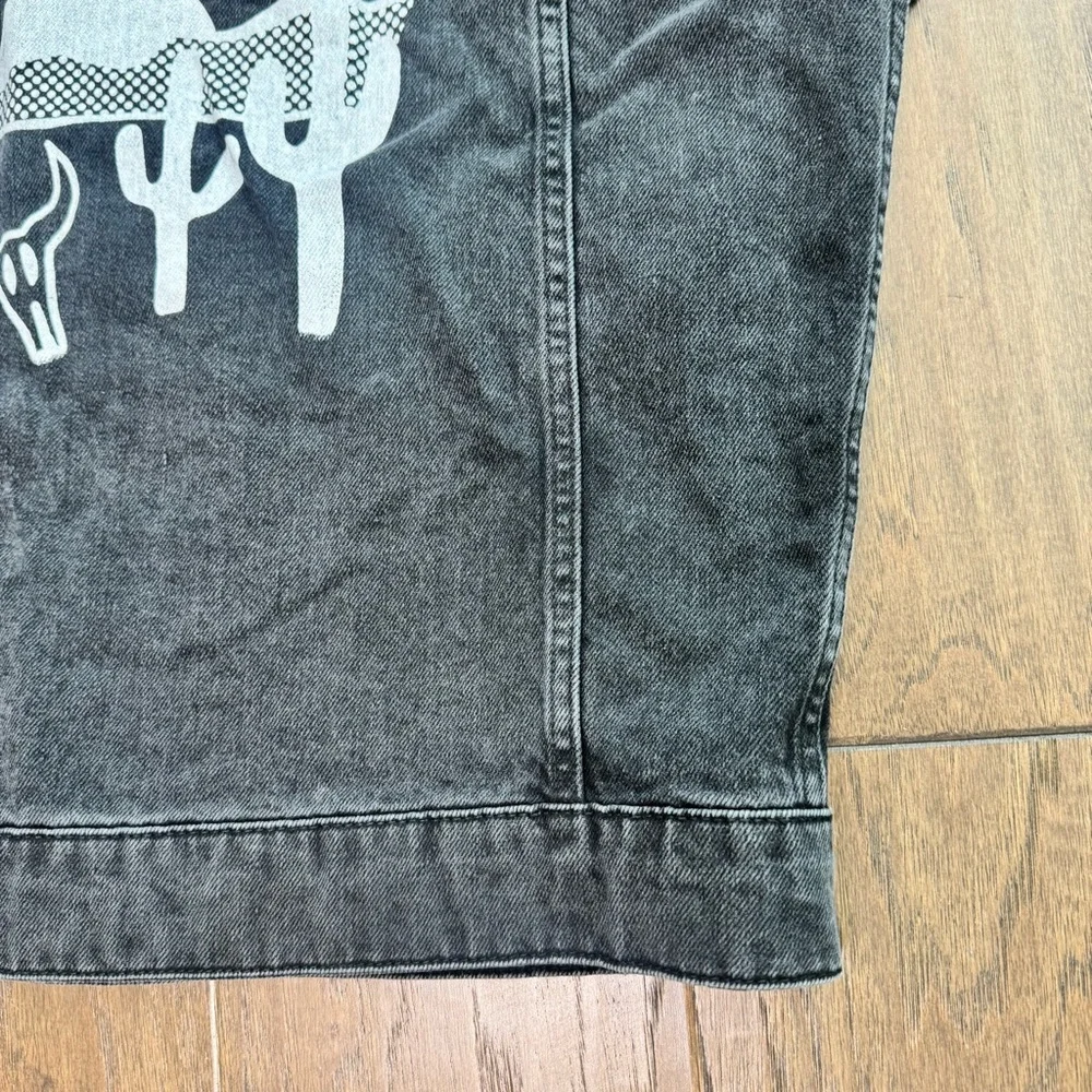 ASOS Black Western Denim Vest - Sweet Cowboy Blues - Picture 8 of 14